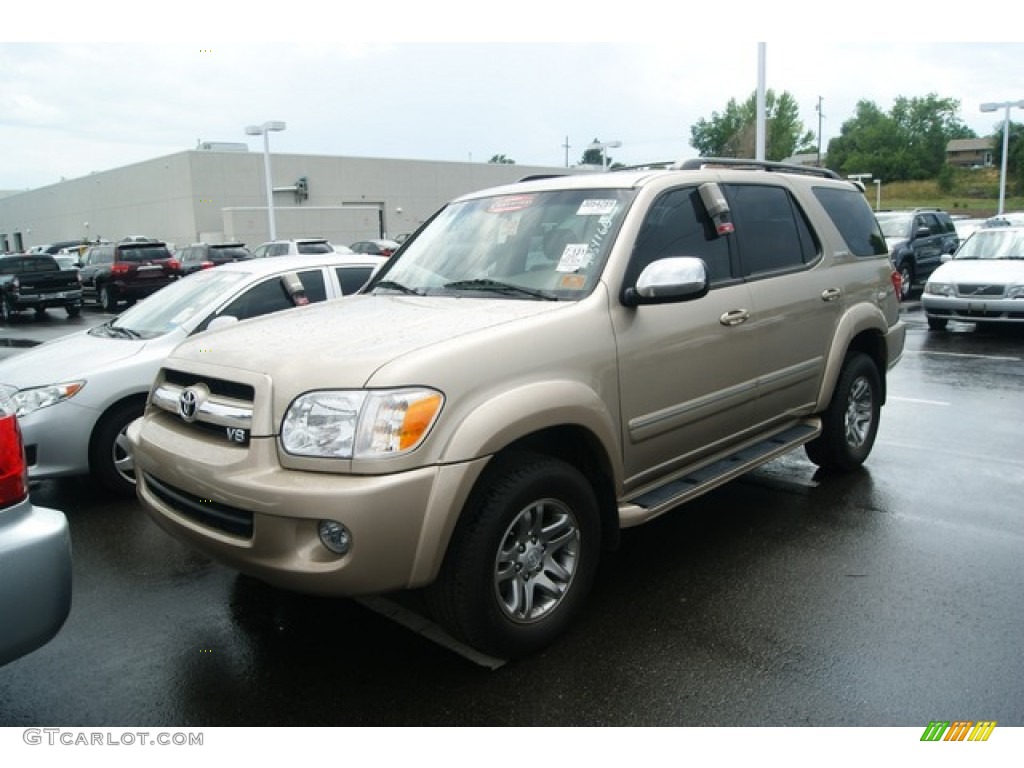 2007 Sequoia Limited 4WD - Desert Sand Mica / Taupe photo #4