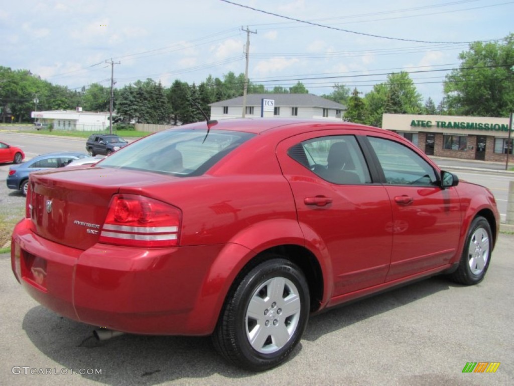 Inferno Red Crystal Pearl 2010 Dodge Avenger SXT Exterior Photo #51446403