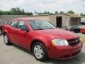 Inferno Red Crystal Pearl 2010 Dodge Avenger SXT Exterior