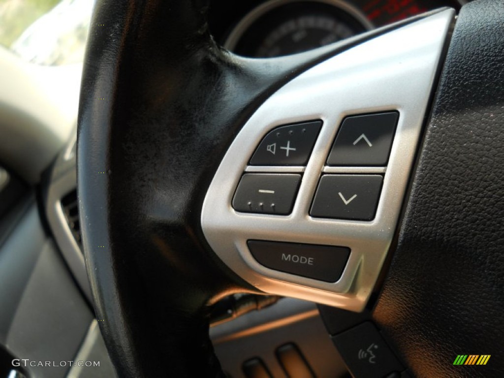 2008 Lancer GTS - Electric Blue Pearl / Black photo #27