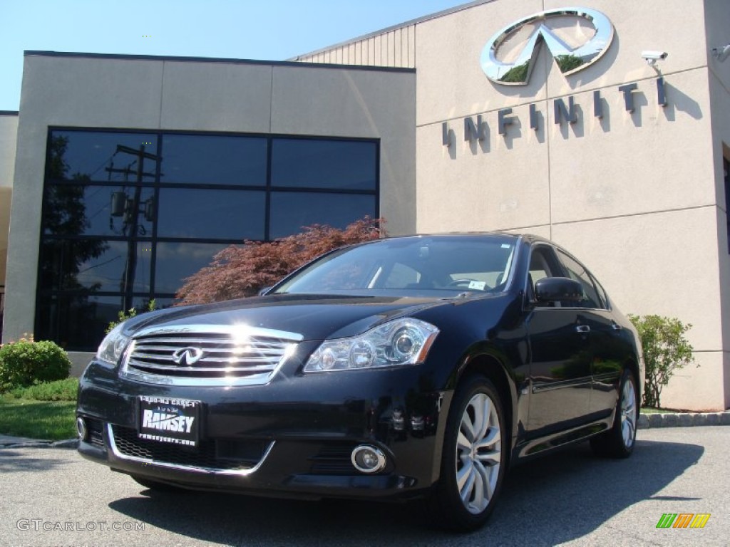 2008 M 35x AWD Sedan - Black Obsidian / Graphite photo #1