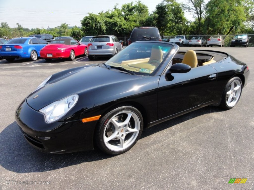 Black 2002 Porsche 911 Carrera Cabriolet Exterior Photo #51448809