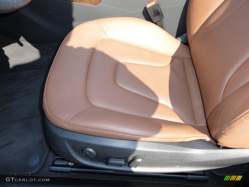 Cinnamon Brown Interior 2010 Audi A5 2.0T Cabriolet Photo #51449613