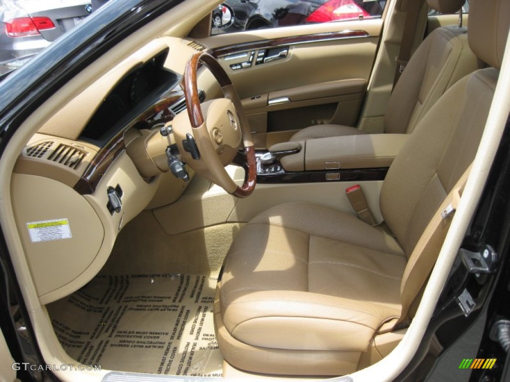 Savanna/Cashmere Interior 2009 Mercedes-Benz S 550 Sedan Photo #51449967