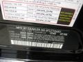 040: Black 2009 Mercedes-Benz S 550 Sedan Color Code