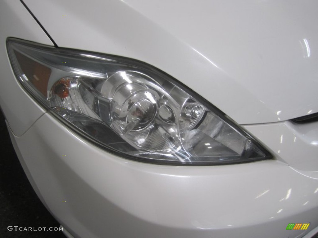 2006 MAZDA5 Touring - Whitewater Pearl / Black photo #6