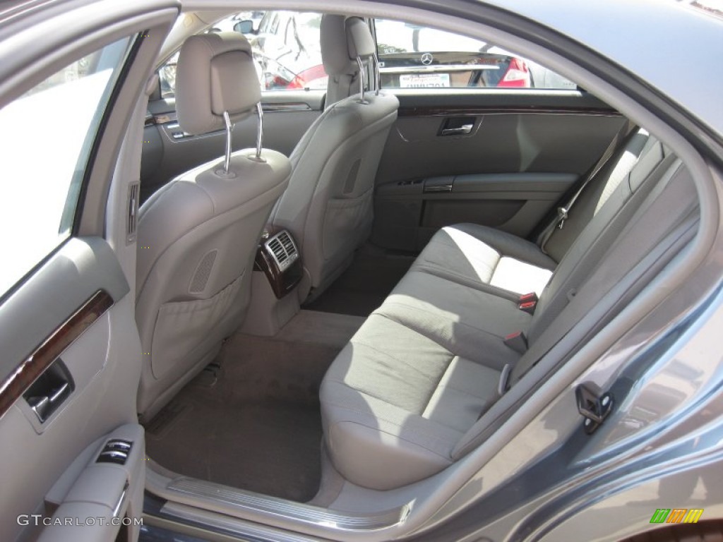 Grey/Dark Grey Interior 2009 Mercedes-Benz S 550 Sedan Photo #51451095