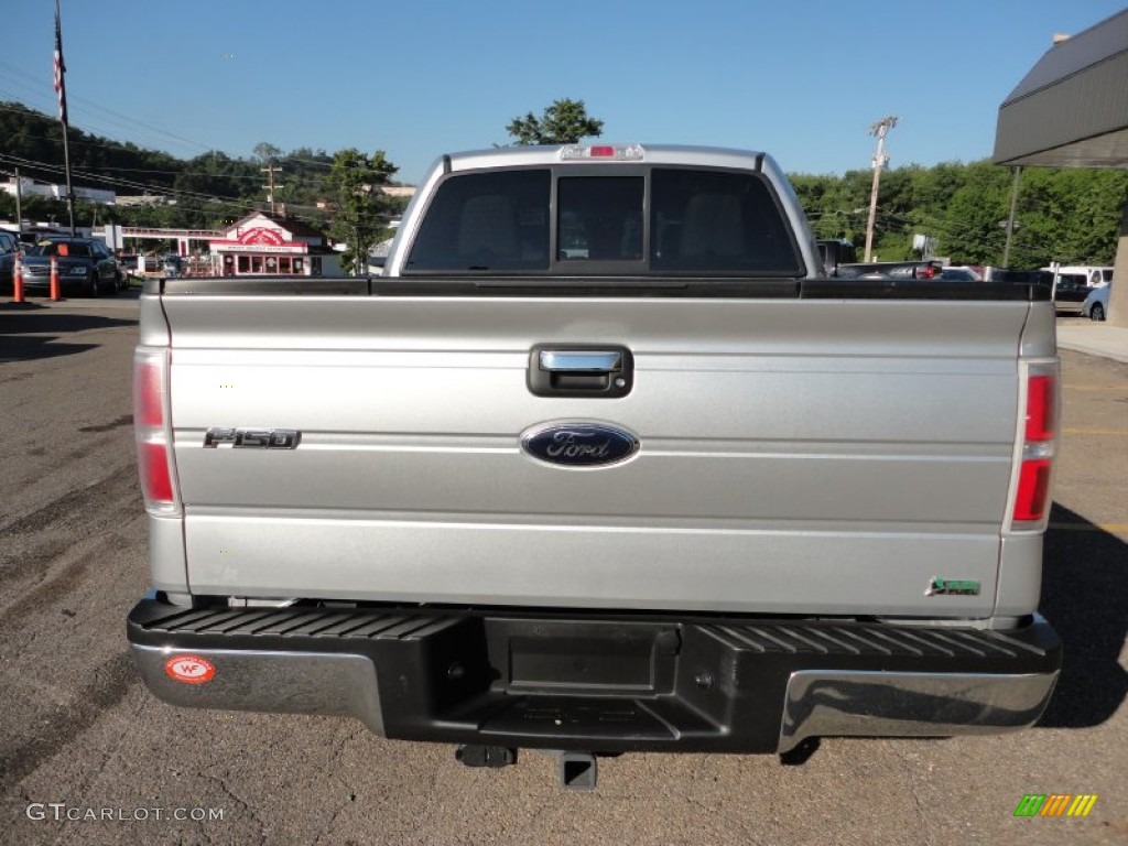 2010 F150 XLT SuperCrew 4x4 - Ingot Silver Metallic / Medium Stone photo #3