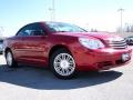 2008 Inferno Red Crystal Pearl Chrysler Sebring LX Convertible  photo #8