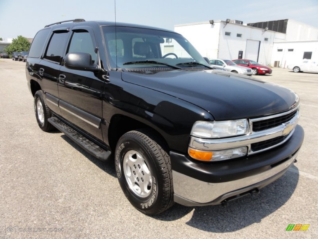 Black 2004 Chevrolet Tahoe LS 4x4 Exterior Photo #51452502