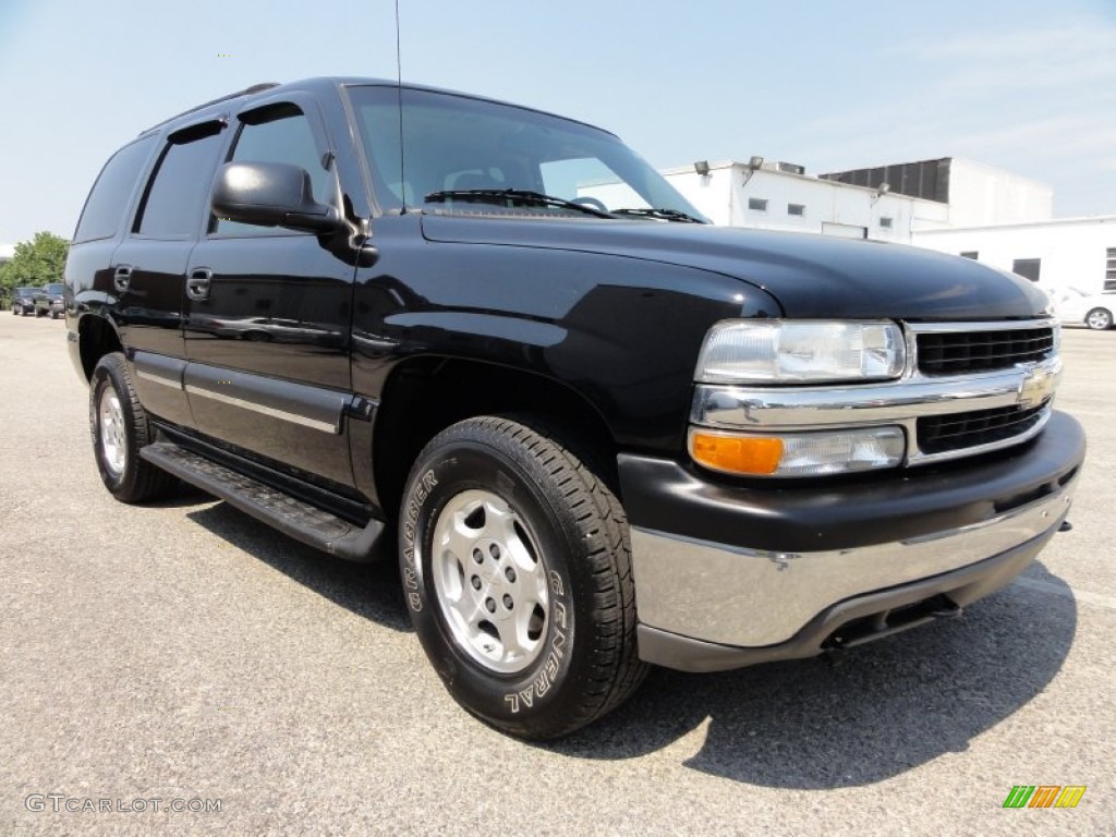 2004 Tahoe LS 4x4 - Black / Gray/Dark Charcoal photo #5