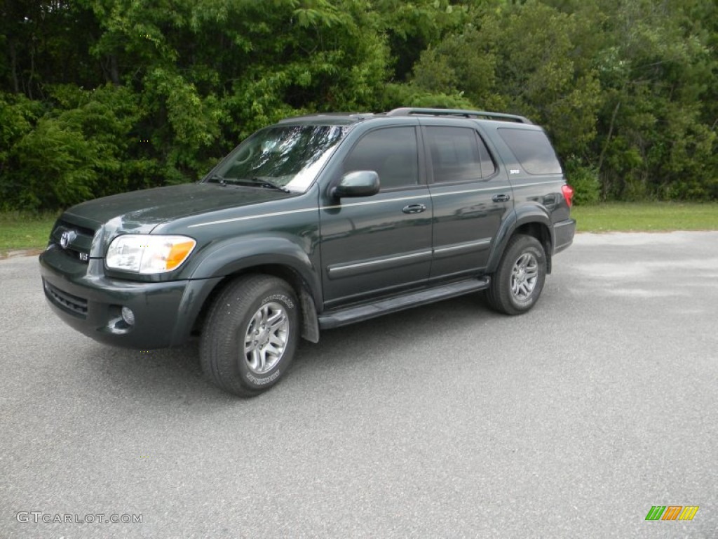 2007 Sequoia SR5 - Timberland Mica / Taupe photo #1