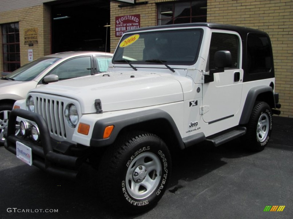 Stone White Jeep Wrangler