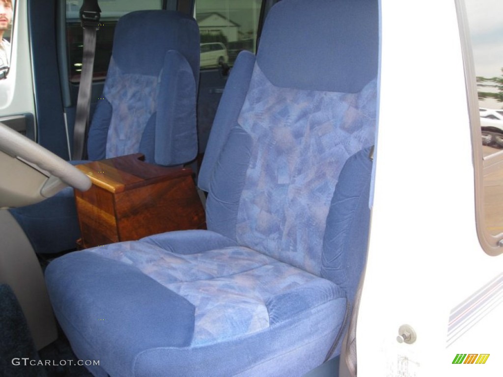 1996 Ram Van 2500 Passenger Conversion - Stone White / Blue photo #3