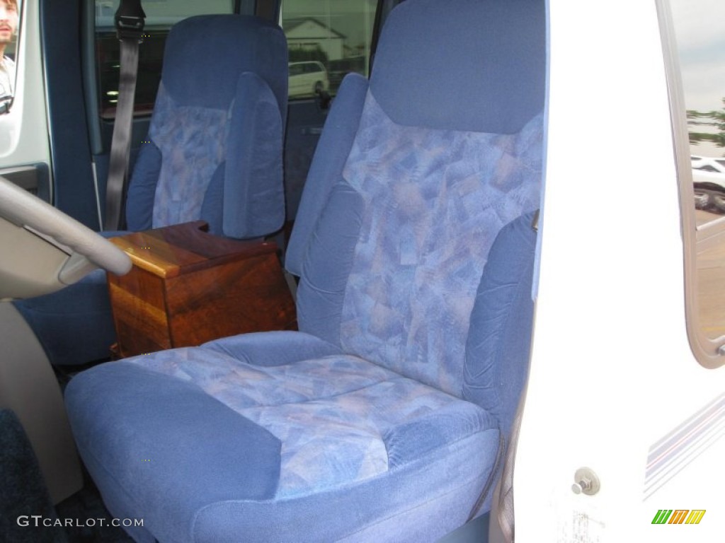 Blue Interior 1996 Dodge Ram Van 2500 Passenger Conversion Photo #51455676