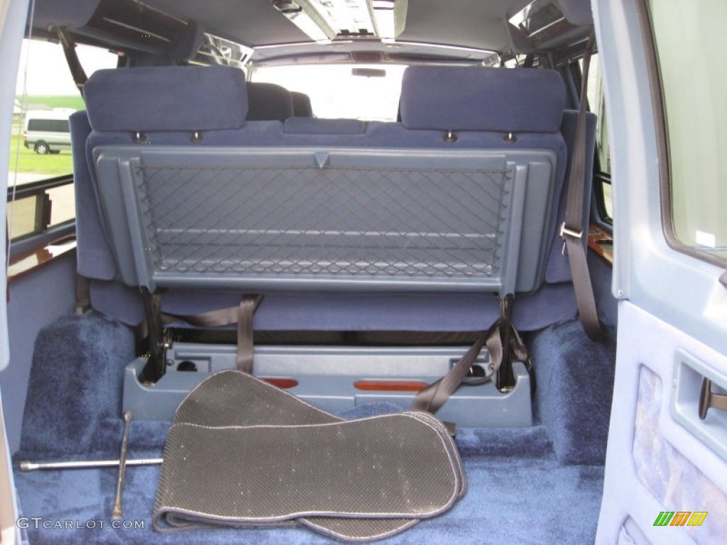 1996 Ram Van 2500 Passenger Conversion - Stone White / Blue photo #11