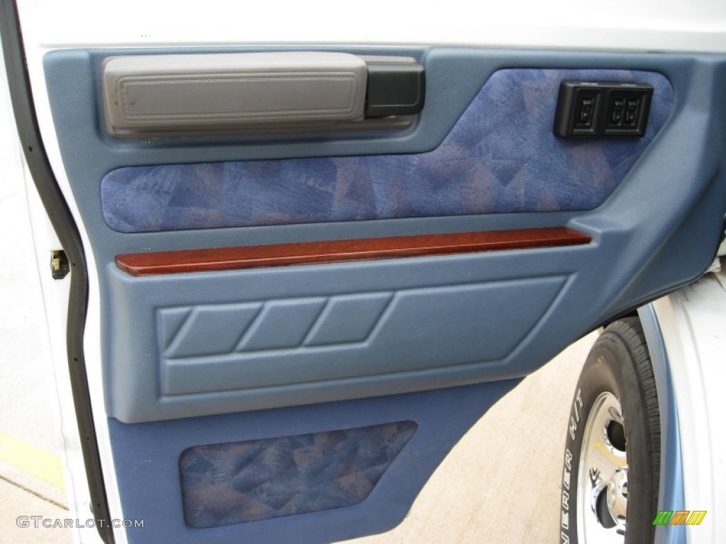 1996 Ram Van 2500 Passenger Conversion - Stone White / Blue photo #15