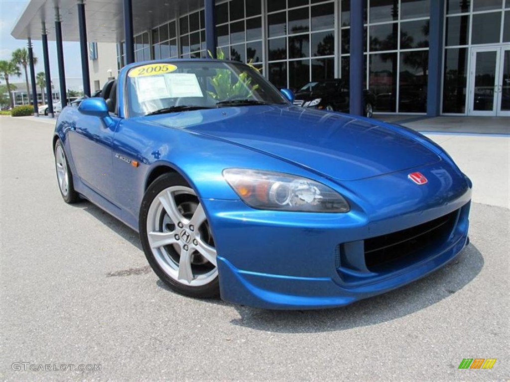 2005 S2000 Roadster - Laguna Blue Pearl / Black photo #1