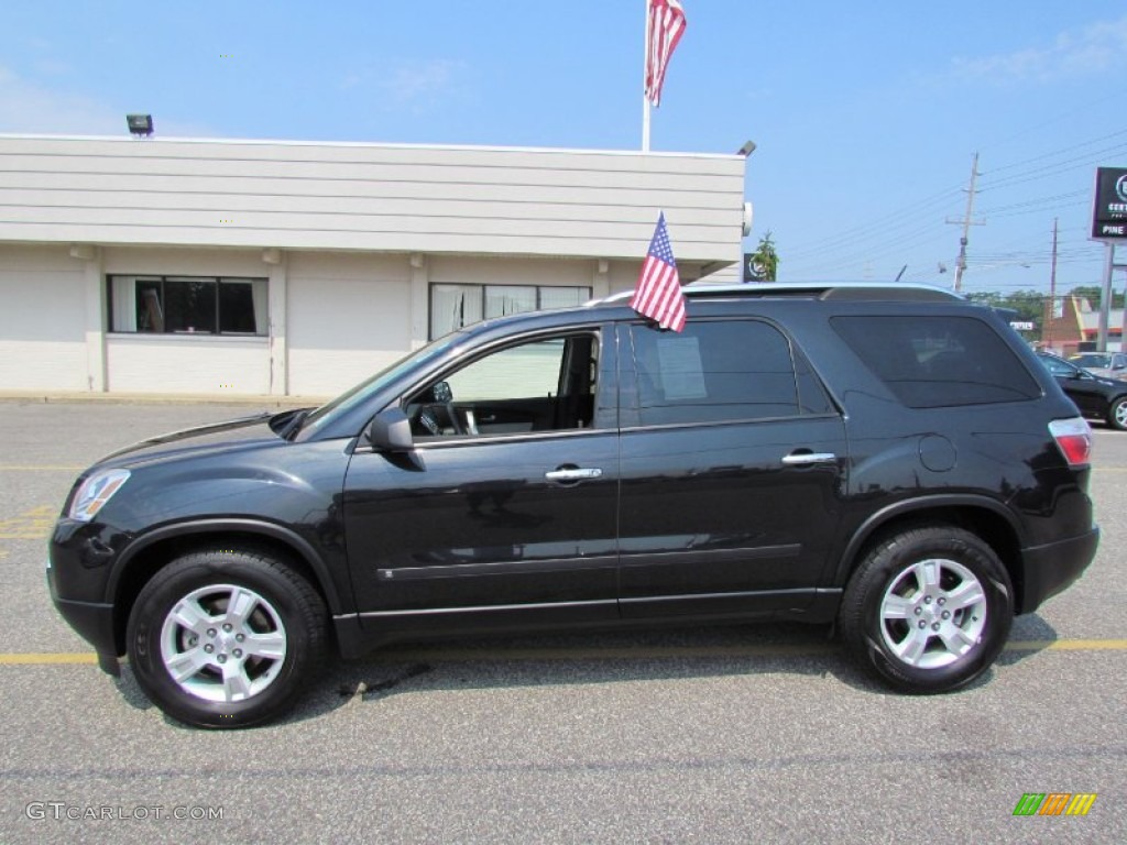 Carbon Black Metallic 2009 GMC Acadia SLE Exterior Photo #51456276