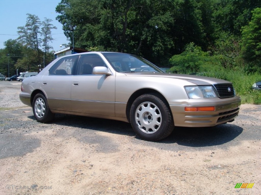 1996 LS 400 - Cashmere Beige Metallic / Tan photo #3