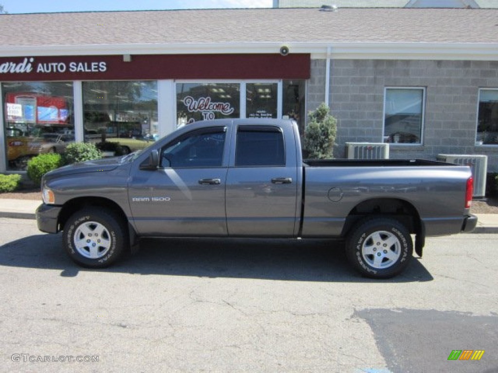 2004 Ram 1500 SLT Sport Quad Cab 4x4 - Graphite Metallic / Dark Slate Gray photo #2