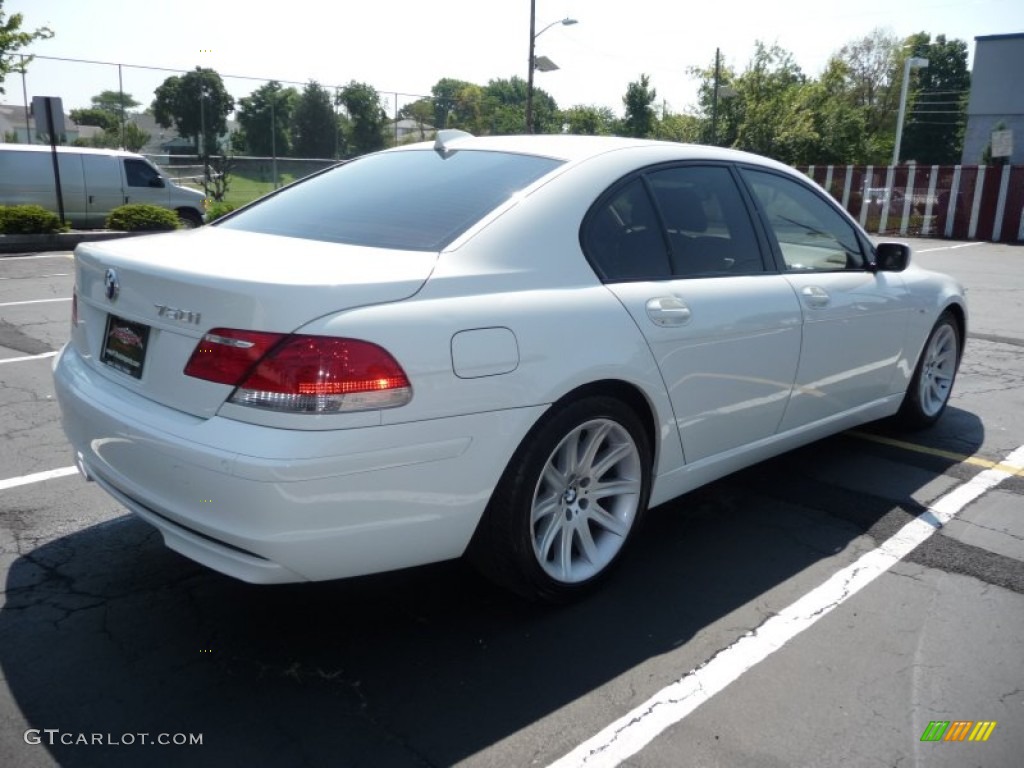 2006 7 Series 750i Sedan - Alpine White / Dark Beige/Beige III photo #3