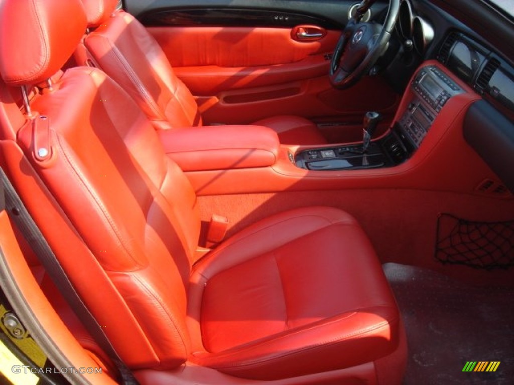 Pimento Red Interior 2005 Lexus SC 430 Pebble Beach Edition Photo #51456783