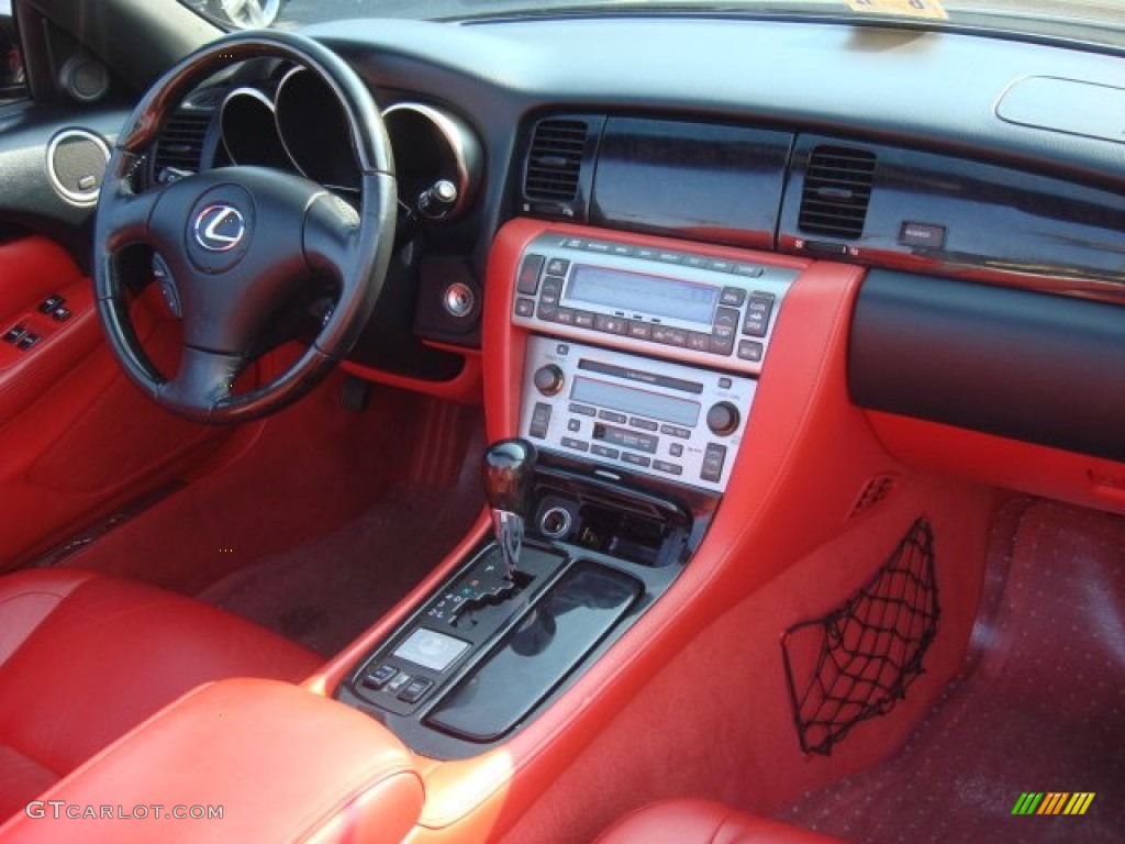 2005 SC 430 Pebble Beach Edition - Black Diamond / Pimento Red photo #11