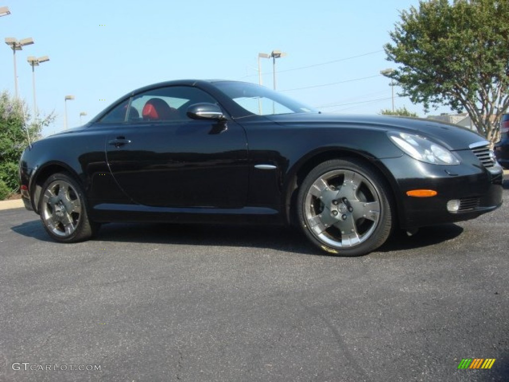 2005 SC 430 Pebble Beach Edition - Black Diamond / Pimento Red photo #22
