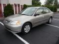 2003 Shoreline Mist Metallic Honda Civic LX Sedan  photo #2