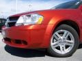 2008 Sunburst Orange Pearl Dodge Avenger SXT  photo #2