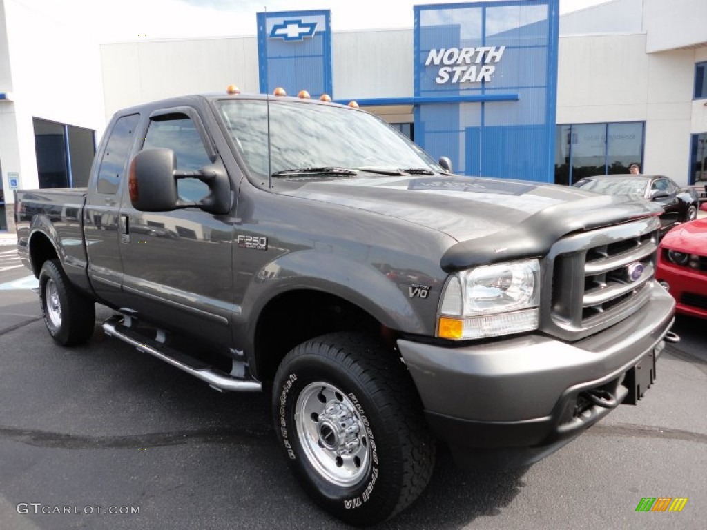 2003 F250 Super Duty FX4 SuperCab 4x4 - Dark Shadow Grey Metallic / Medium Flint Grey photo #1