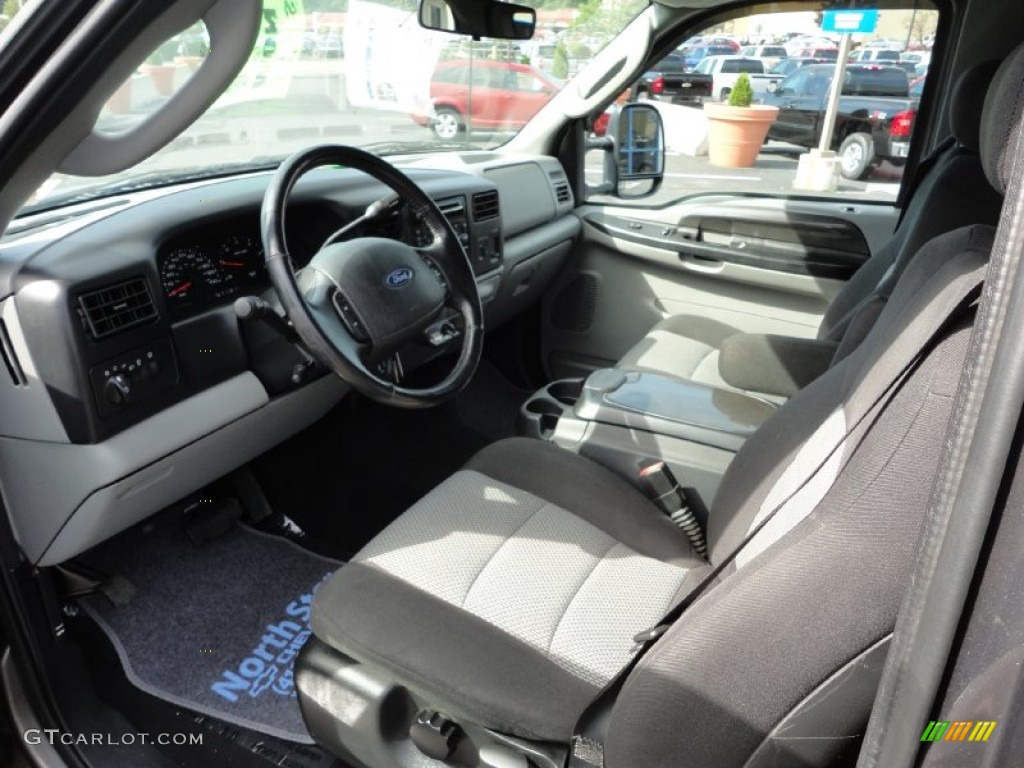 Medium Flint Grey Interior 2003 Ford F250 Super Duty FX4 SuperCab 4x4 Photo #51457686