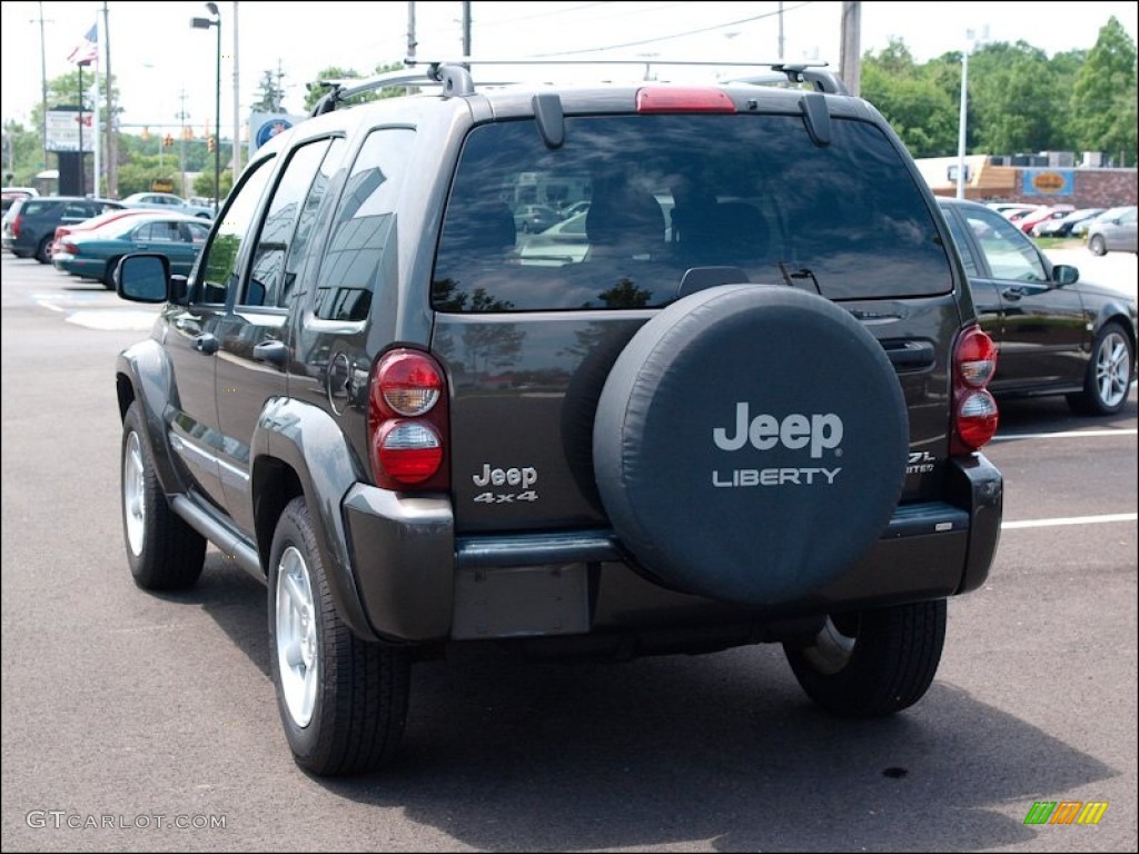 2006 Liberty Limited 4x4 - Dark Khaki Pearl / Khaki photo #6