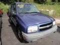 Scuba Blue Metallic 1999 Chevrolet Tracker Soft Top 4x4 Exterior