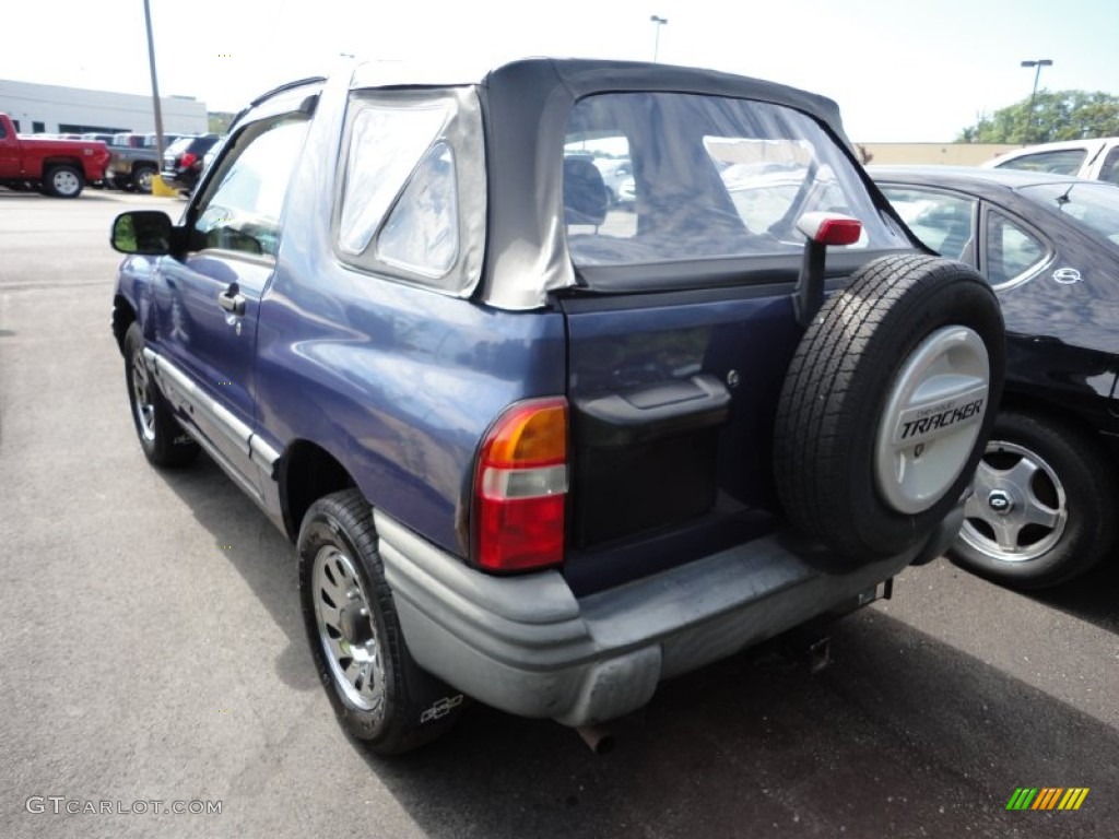 Scuba Blue Metallic 1999 Chevrolet Tracker Soft Top 4x4 Exterior Photo #51458679