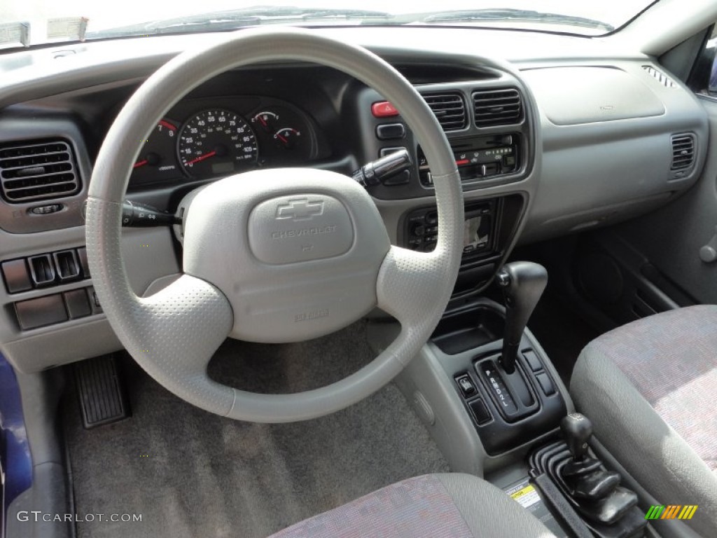 1999 Chevrolet Tracker Soft Top 4x4 Medium Gray Dashboard Photo #51458748