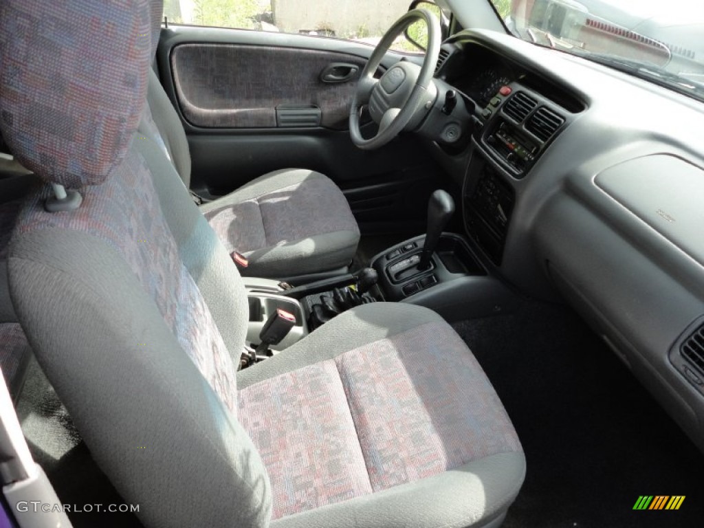 Medium Gray Interior 1999 Chevrolet Tracker Soft Top 4x4 Photo #51458796