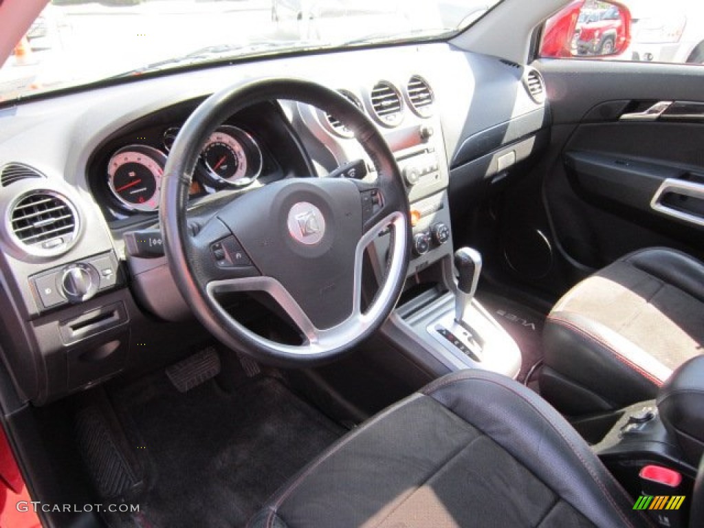 Black Interior 2008 Saturn VUE Red Line Photo #51459090