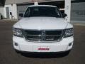 2008 Bright White Dodge Dakota SLT Crew Cab 4x4  photo #2