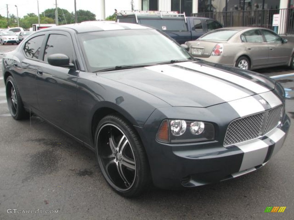 Steel Blue Metallic 2008 Dodge Charger Police Package Exterior Photo #51460080