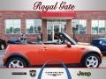 Hot Orange Metallic 2006 Mini Cooper Convertible