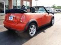 2006 Hot Orange Metallic Mini Cooper Convertible  photo #3