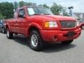 2002 Bright Red Ford Ranger Edge SuperCab  photo #1