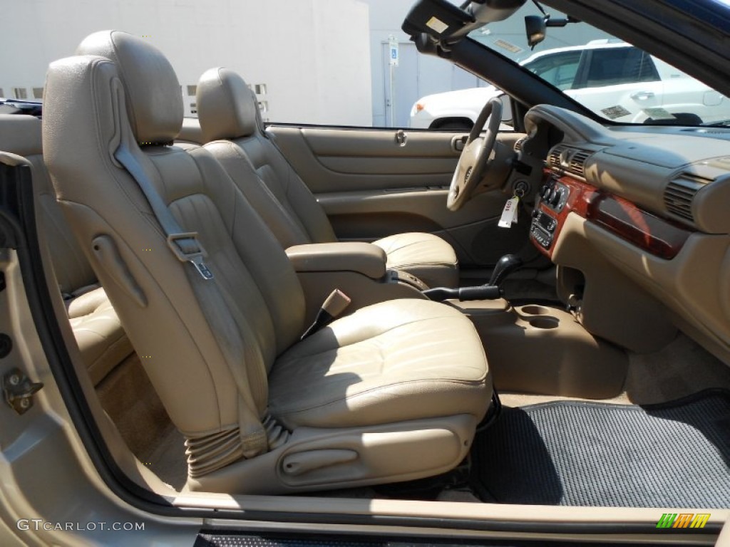 Sandstone Interior 2003 Chrysler Sebring LXi Convertible Photo #51462771