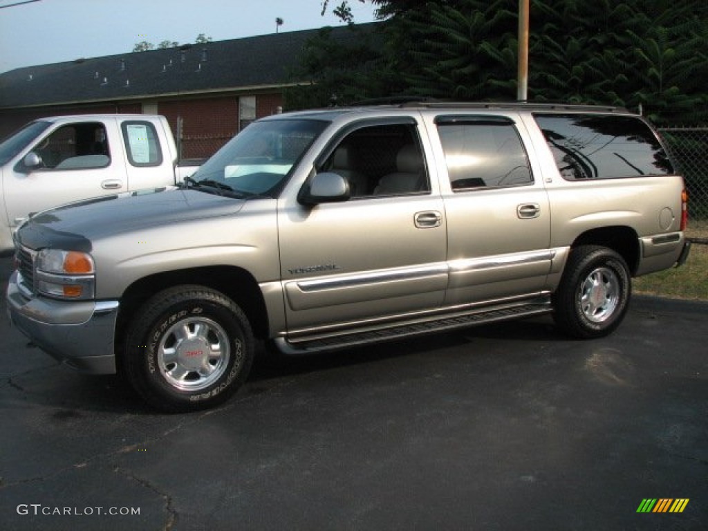 2001 Yukon XL SLT 4x4 - Pewter Metallic / Neutral Tan/Shale photo #1