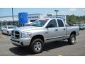 Bright Silver Metallic 2007 Dodge Ram 2500 Big Horn Edition Quad Cab 4x4