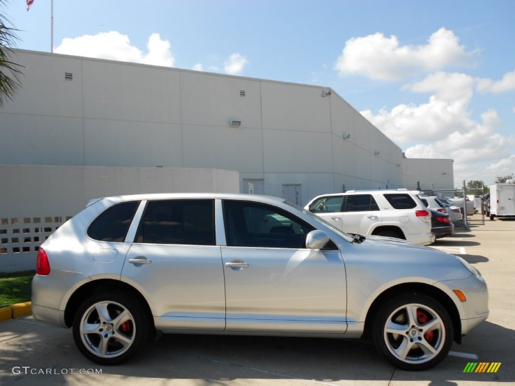 Crystal Silver Metallic 2005 Porsche Cayenne Turbo Exterior Photo #51463059