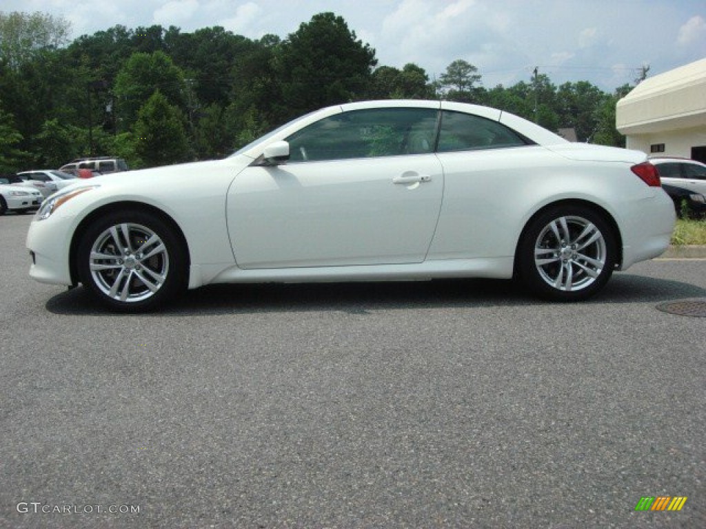Moonlight White 2009 Infiniti G 37 Convertible Exterior Photo #51463167