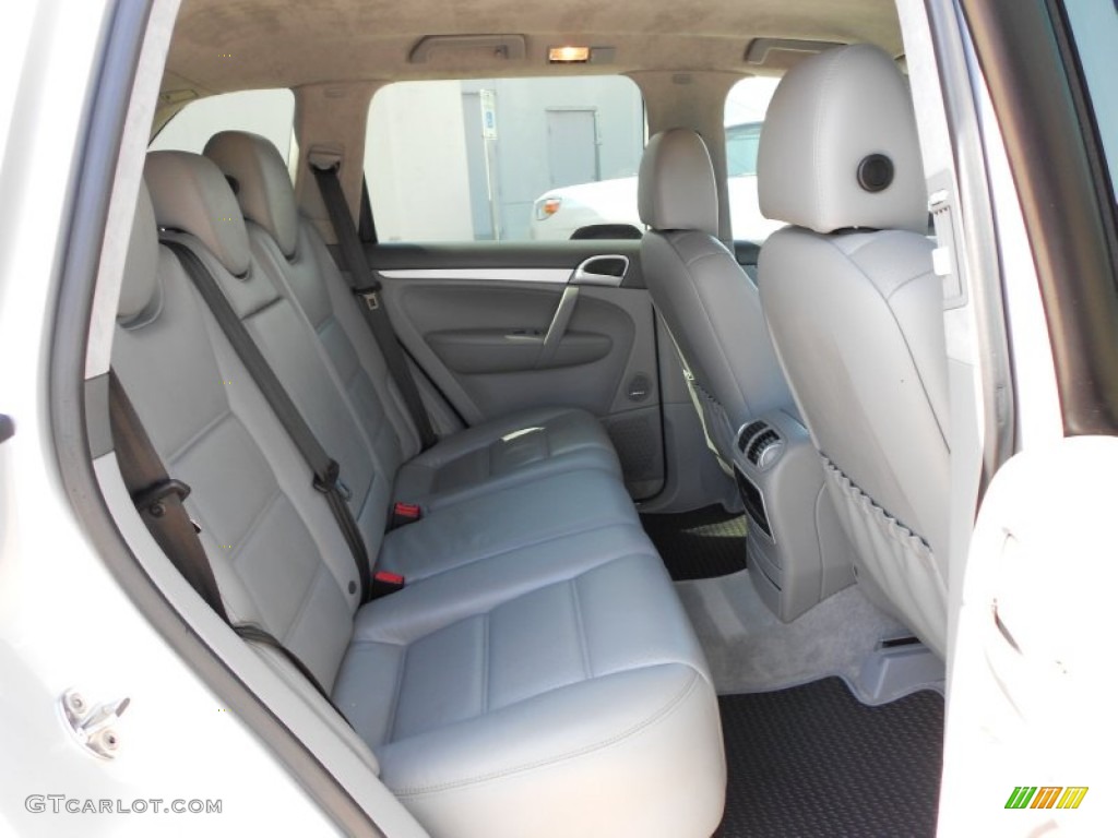 Stone/Steel Grey Interior 2005 Porsche Cayenne Turbo Photo #51463212